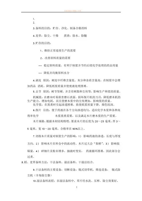 制浆原理与工程