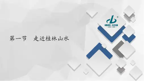 2020-2021学年高一地理新教材鲁教版必修第一册课件：第三单元 第1节 走近桂林山水 