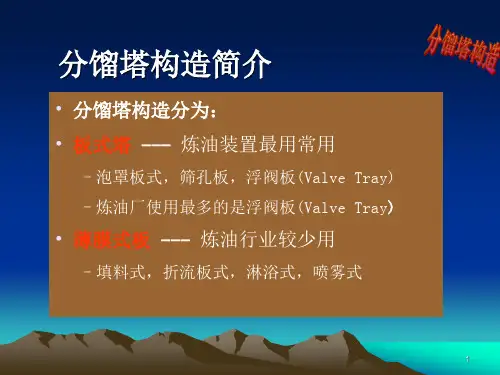 分馏塔结构讲义