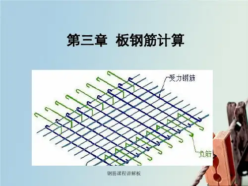 钢筋课程讲解板