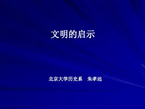 文明的启示