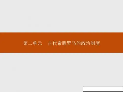 高一历史人教版必修1课件：第5课_古代希腊民主政治