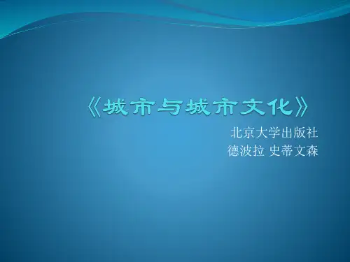 城市与城市文化