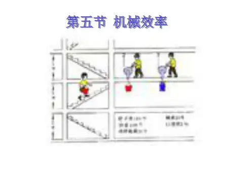 物理：11.5《机械效率》课件1(教科版八年级)