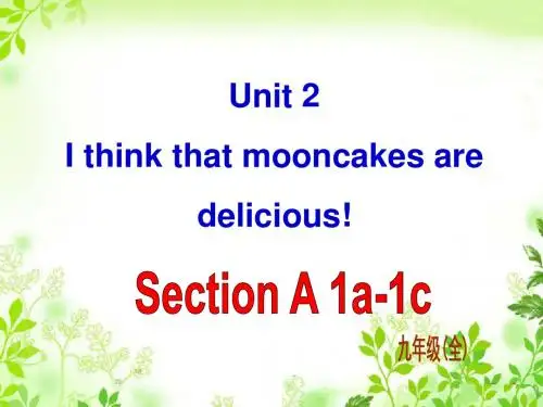 新目标英语八年级上册 Unit 2 Section A-1公开课精品课件