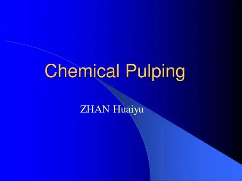 Chemical Pulping