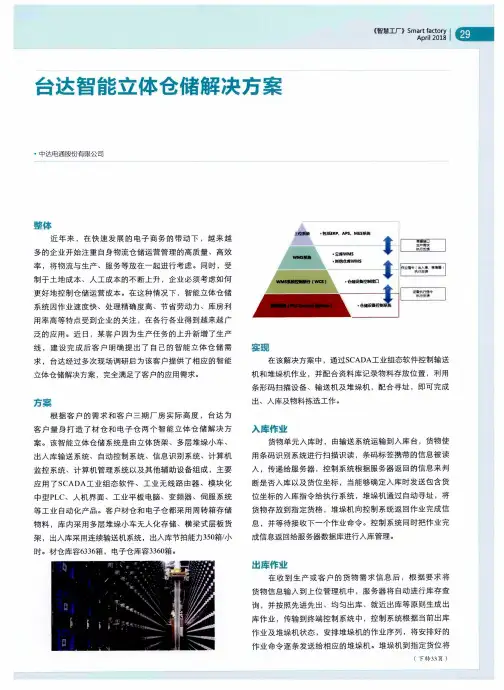 台达智能立体仓储解决方案