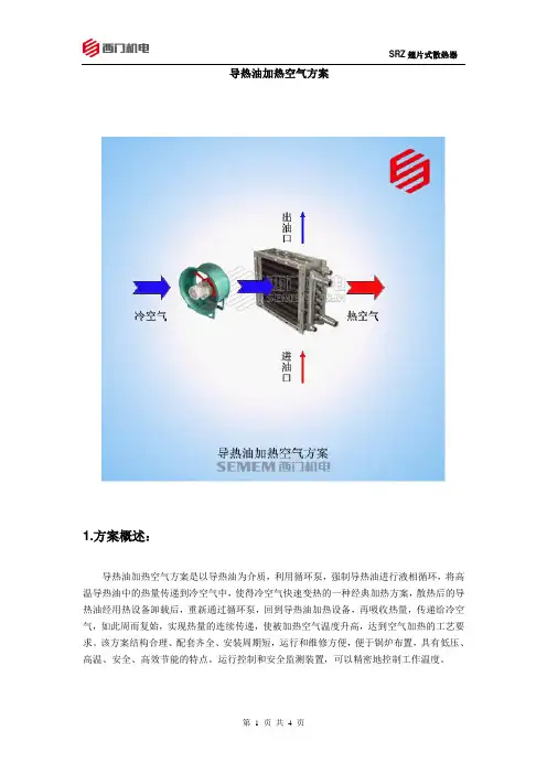 导热油加热空气方案
