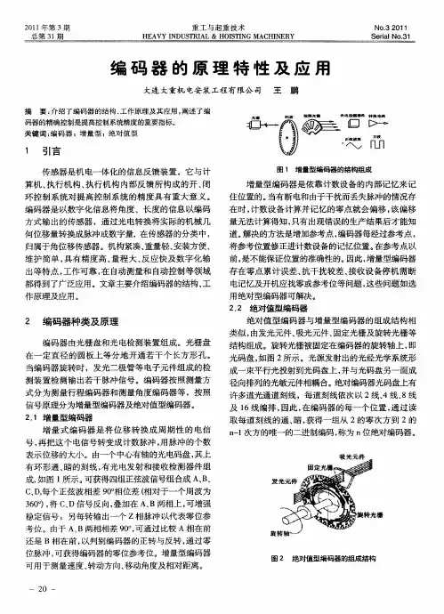 编码器的原理特性及应用