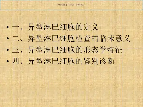 异型淋巴细胞