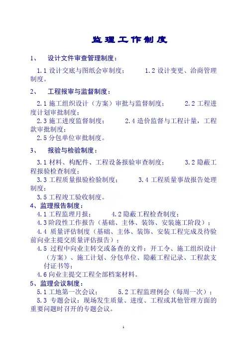 监理单位上墙资料改进版本A4