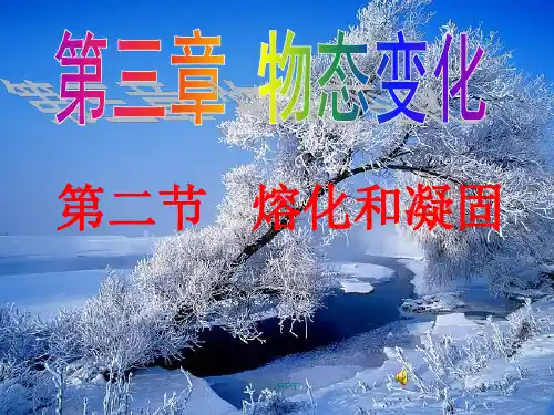 新课标初中物理熔化与凝固ppt