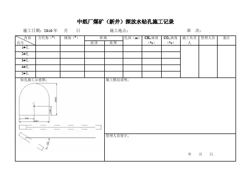 钻孔施工记录(10)