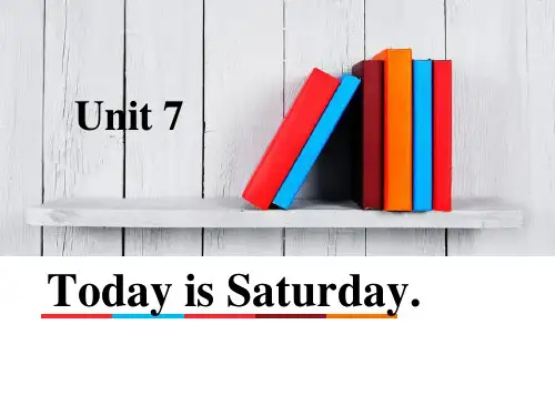 Unit7TodayisSaturday(课件)湘少版英语四年级下册