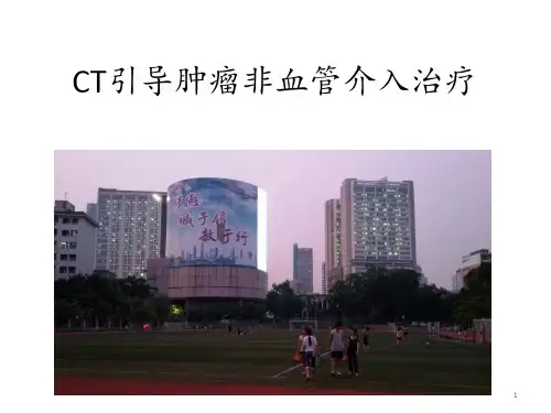 肿瘤非血管介入治疗ppt课件