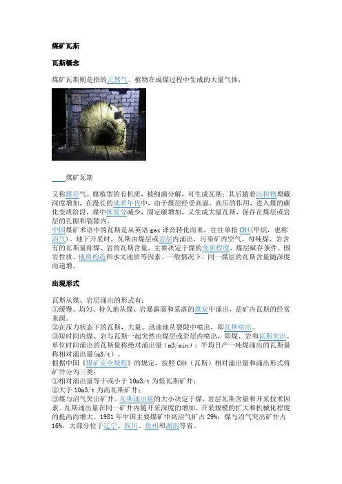 煤矿瓦斯