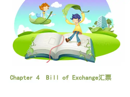 Chapter 4  Bill of Exchange