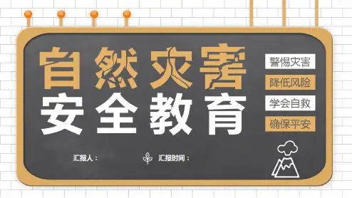 自然灾害安全教育PPT