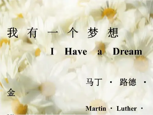 我有一个梦想(上课用)(精选)