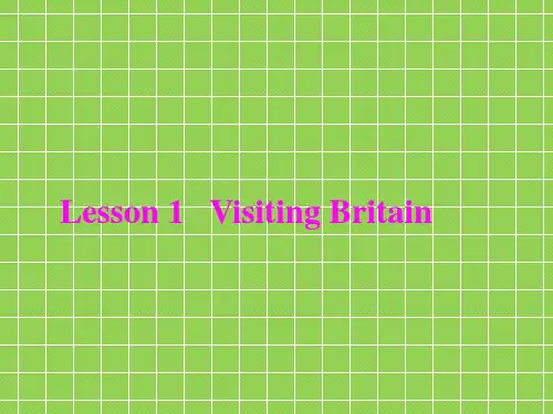 北师大版高中英语必修四Unit 12《Lesson 1 Visiting Britain》课件 Language Points 3