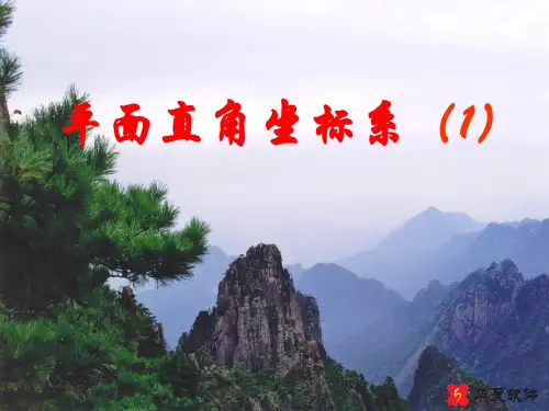 【人教版】平面直角坐标系PPT课件2