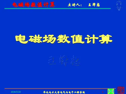 2011电磁场数值计算(插值与积分3)