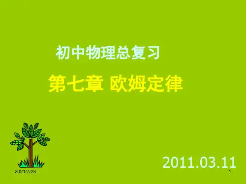 中考物理总复习--欧姆定律PPT课件