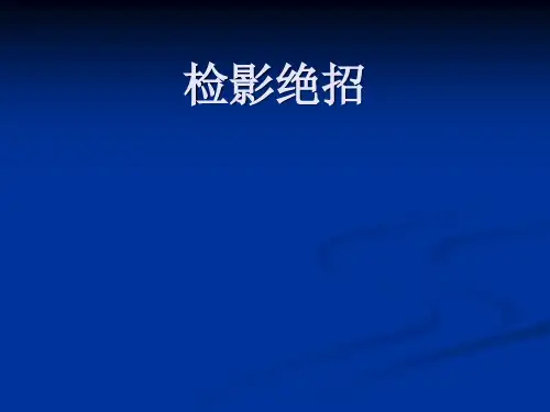 检影绝招
