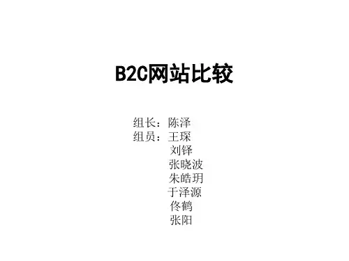 B2C网站比较