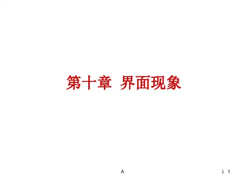 表面张力