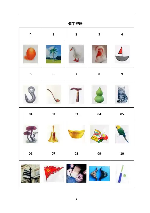 数字密码记忆
