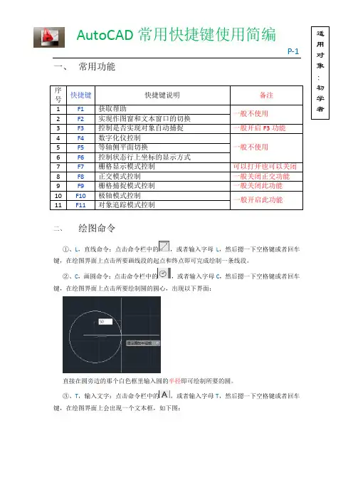CAD入门学习资料简编