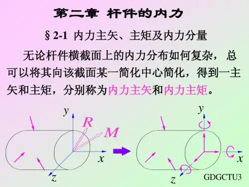 第二章- 杆件的内力(材料力学课件)