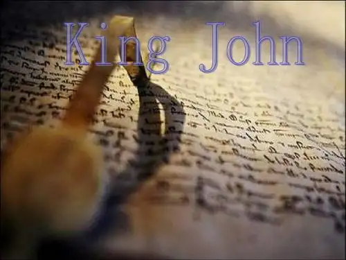 king john约翰王