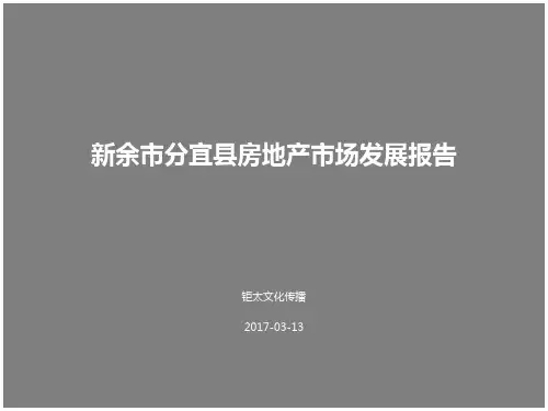 20170313分宜县房地产市场报告