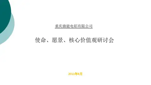 使命愿景核心价值观