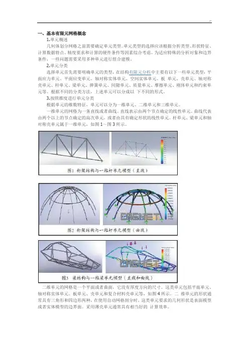 有限元网格划分和收敛性