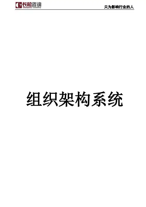 公司管理系统--组织架构系统
