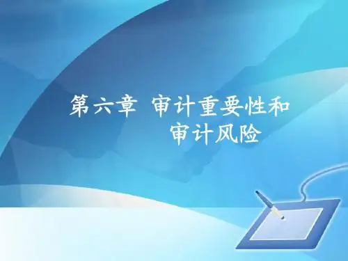 第六章 审计重要性和审计风险