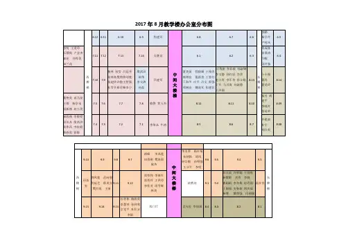 2017.8教学楼办公室教室分布图 (1)
