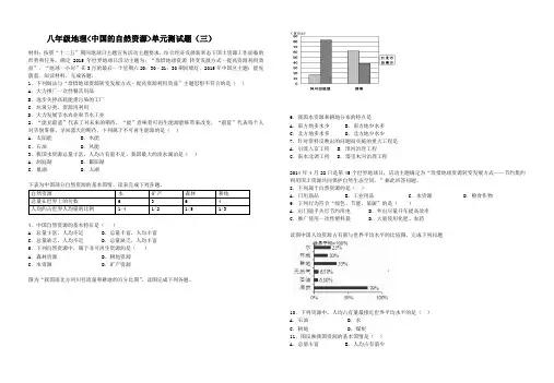 中国自然资源