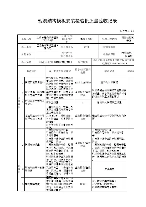 模板安装