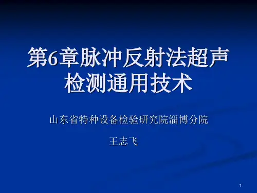 第6章脉冲反射法超声检测通用技术