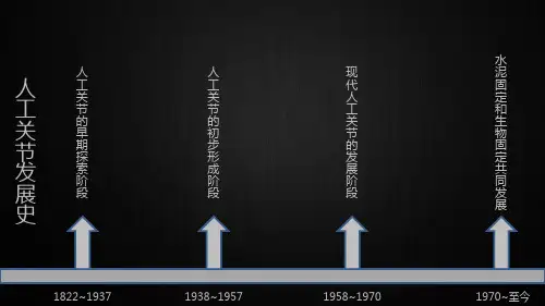 人工髋关节发展 ppt课件22页PPT