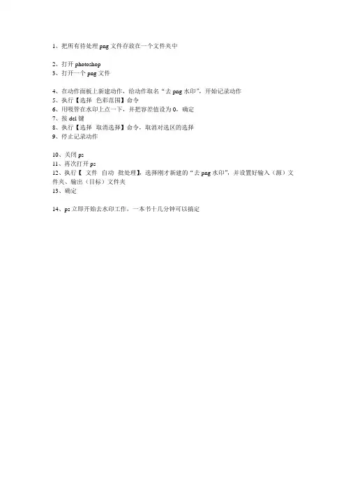 完美去除读秀png水印教程