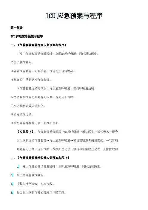 各种应急预案需要打印的