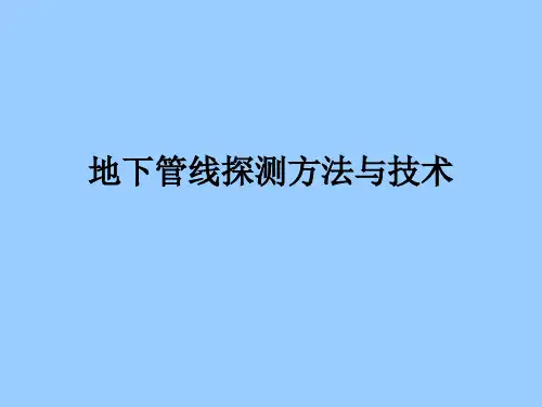 雷迪的探测方法与技术培训