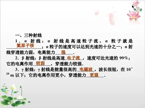 物理选修-人教版第十九章原子核复习共-ppt精品课件