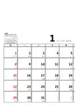 2012年日历实用-行事历-可打印-A4