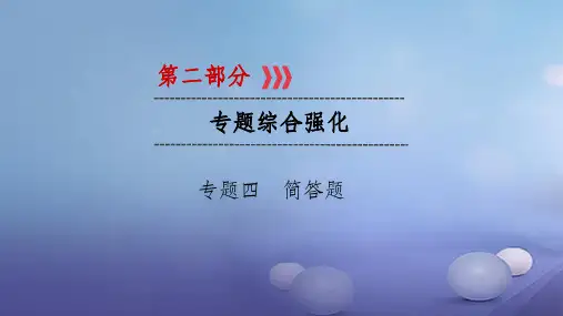 江西省201x中考物理第二部分专题综合强化专题4简答题新人教版